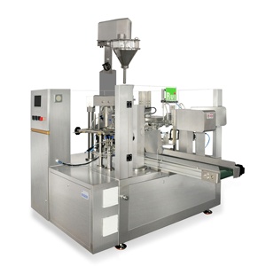 R8-300 8 Station Rotary Premade Bag Packing Machine Full Auto Multi-station Given Pouch Packing Machine for Snack Granule
