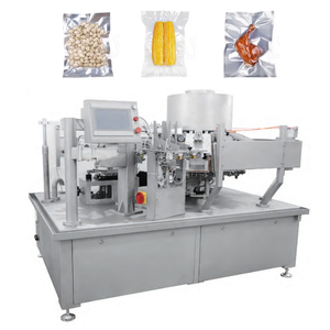 Multihead Weigher Vacuum Rotary Packaging Machine Dried Fruit Premade Bag Pouch Pack Machine