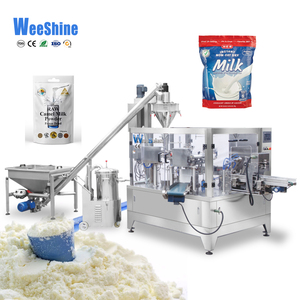 Premade Bags Given Rotary Vertical Pouch Zipper Standup Bags Packing Machine for Milk Powder