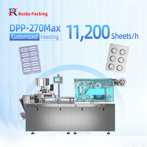 DPP-250 Automatic Flat Plate Alu Alu Tablet Capsule Packaging Pill Blister Machine