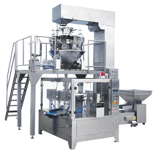 R10-160 Automatic Rotary Bag-given Frozen Food Packaging Machine for Dumpling Seafood Meat