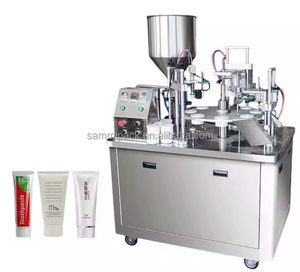 QDFJ-125 Electric Automatic Ultrasonic Plastic Tube Filling & Sealing Machines for 5ml to 50ml Soft Tubes Sealers