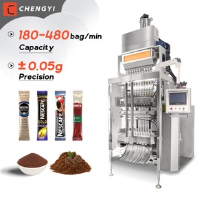 Multi-Lane 3g 5g 7g Instant Coffee Powder Stick Packing Machine